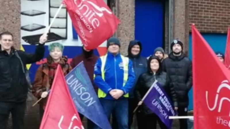 Housing Executive maintenance workers strike continues
