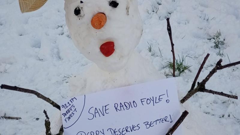'Snow more cuts at the local station' - Save Radio Foyle Campaign