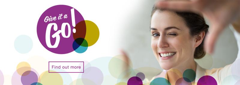 Why not learn new skills at your local library and 'Give it a Go'  this February