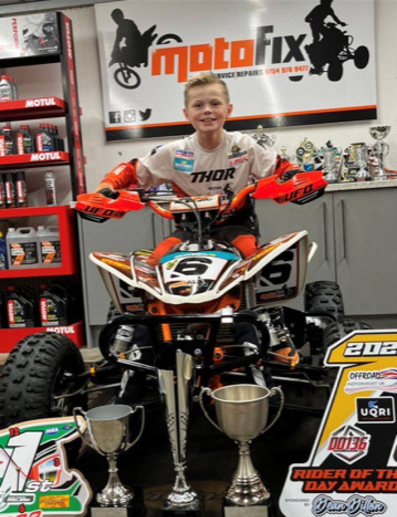 Quad racing champion Rory looking forward to new season
