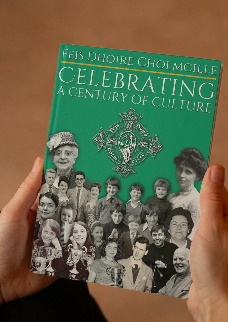 'Feis Dhoire Cholmcille: Celebrating a Century of Culture'  - Jam-packed commemorative book.