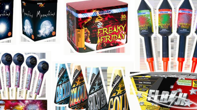 Bright spark had fireworks without a licence