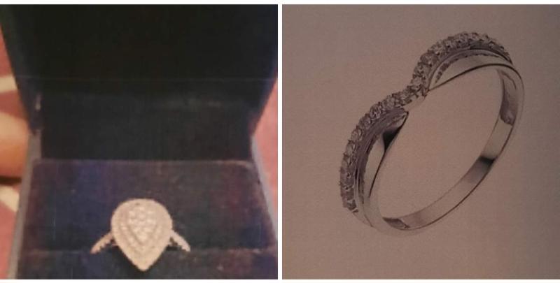Engagement ring and eternity ring stolen from vehicle in Derry