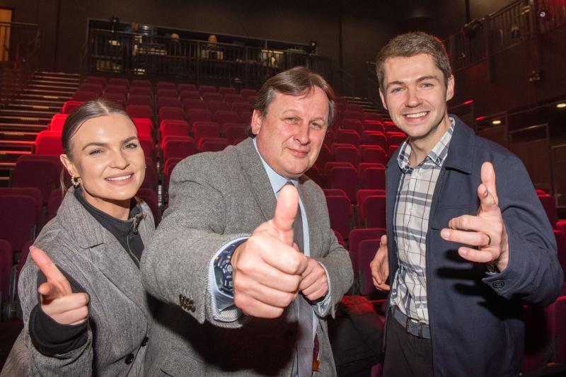 'Glee' as former student Damian McGinty visits Derry college