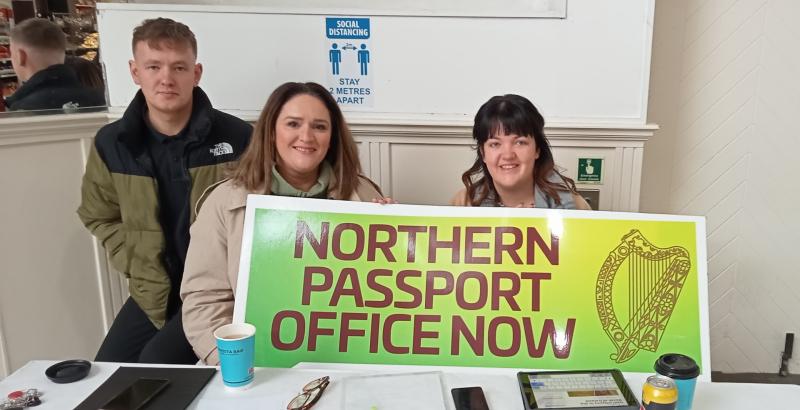 Growing support for Irish passport office in the North