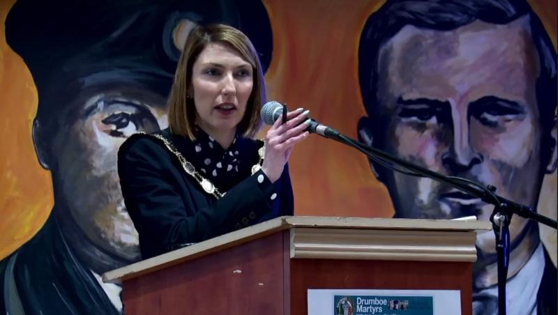 Mid Ulster Council Chairperson addresses Drumboe Martyrs Spring School