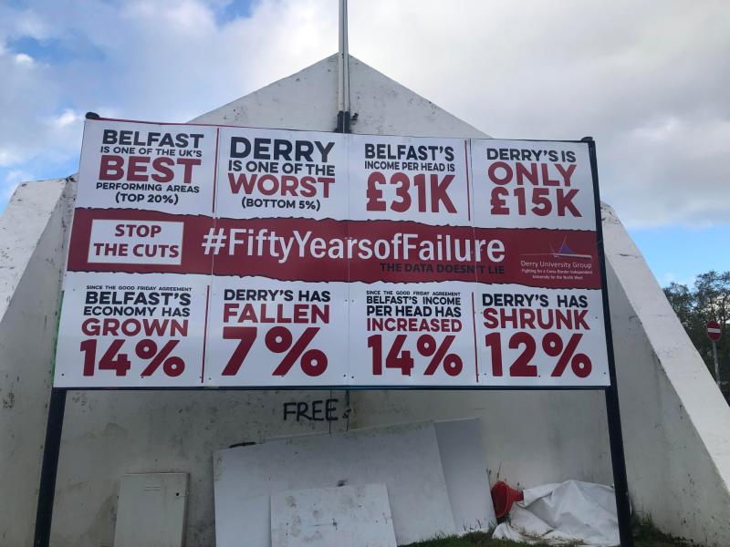 'North West economy has shrunk to a point it is unsustainable' - Conal McFeely