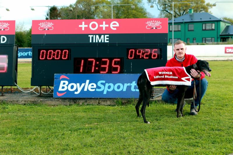 Derry dog is second fastest greyhound ever in Donegal!
