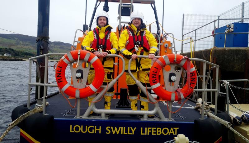 Lough Swilly lifeboat crew members  set for charity  Errigal fundraiser