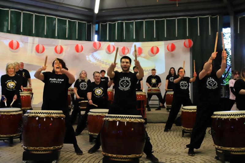 Playtrail concert of Taiko Drumming and Bon Odori Dance