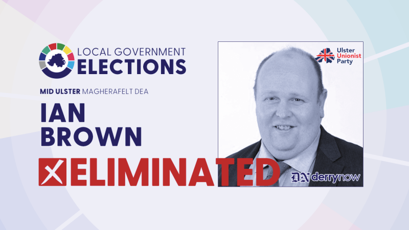 ELECTION 23: UUP candidate for Magherafelt eliminated 