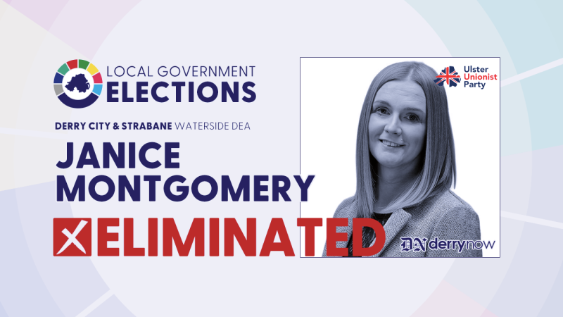 ELECTION 2023: Janice Montgomery (UUP) has been eliminated 