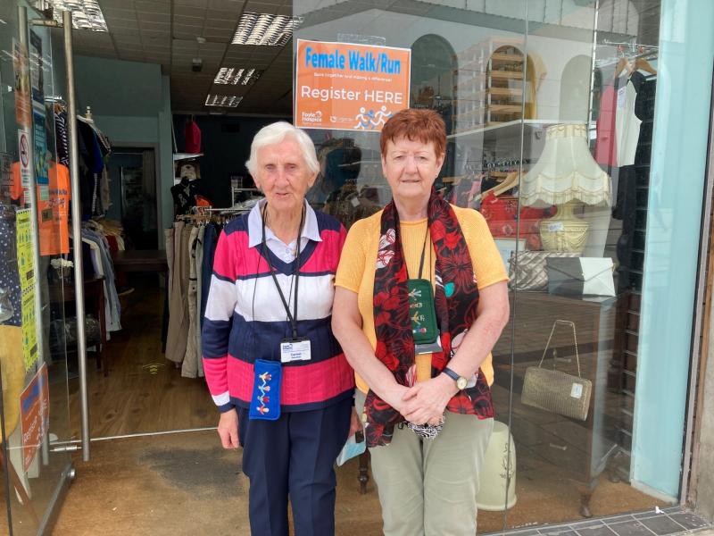 Foyle Hospice shop volunteers.