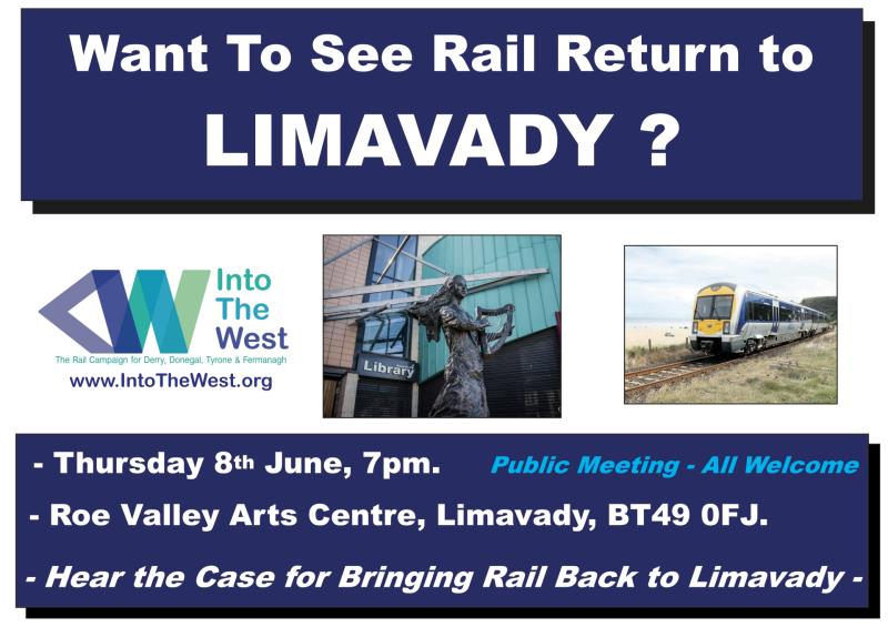 Campaign to bring rail back to Limavady launching next week