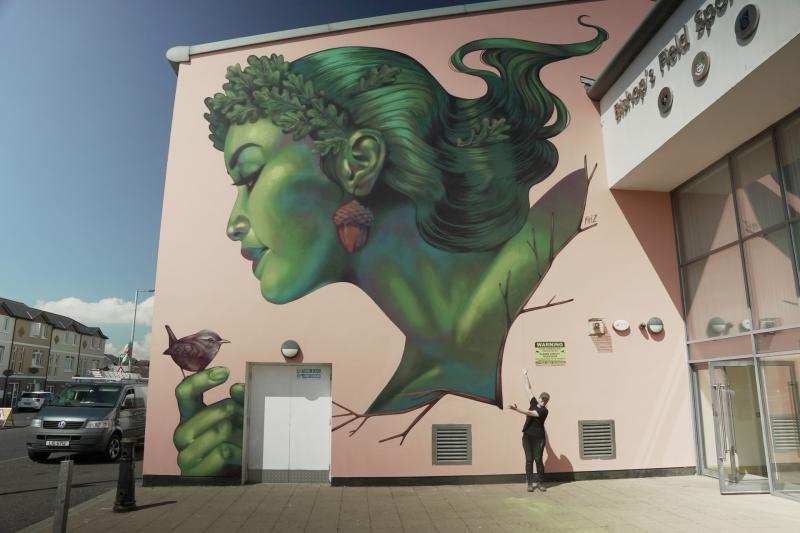 Amazing new murals completed as part of Féile's 'Graffiti On The Walls'