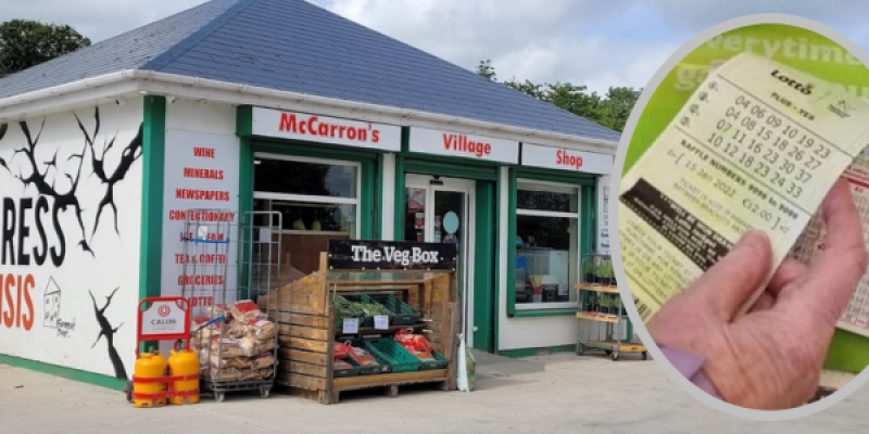 Here's the Donegal shop that sold €6million Lotto jackpot ticket