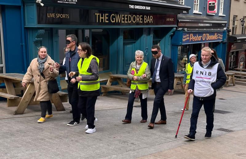 Derry councillors to experience what its like to be blind in the city
