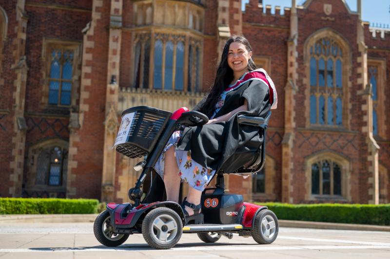 Remarkable Derry student disabled during degree celebrates with a Master’s