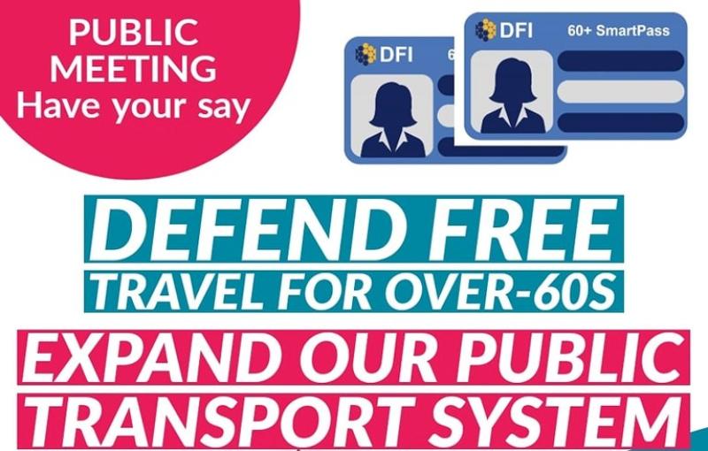 Public meeting tonight on campaign to 'Defend Free Travel for Over-60s'