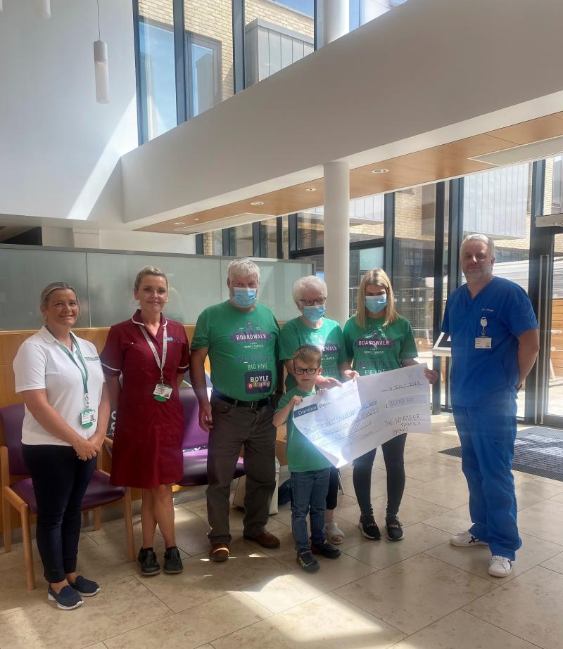 'Boardwalk for Bowel Cancer McAteer’s Big Hike' raises over £3k for Derry's NW Cancer Centre