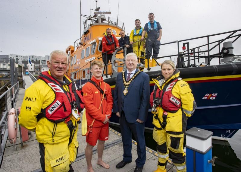 Mayor officially launches charity partnership with RNLI