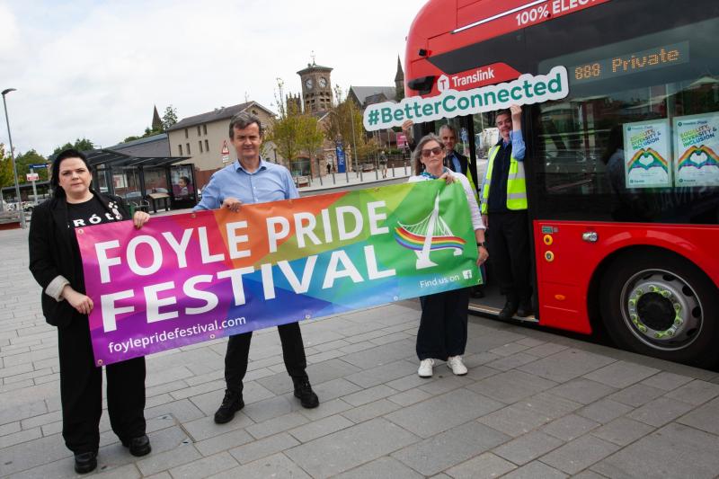 Translink zero emission accessibility bus initiative for Foyle Pride