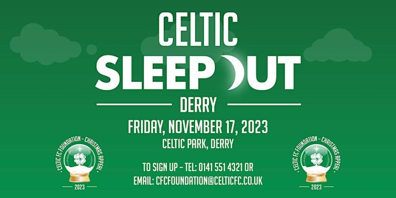 Derry set to host 'Celtic Sleep Out' event
