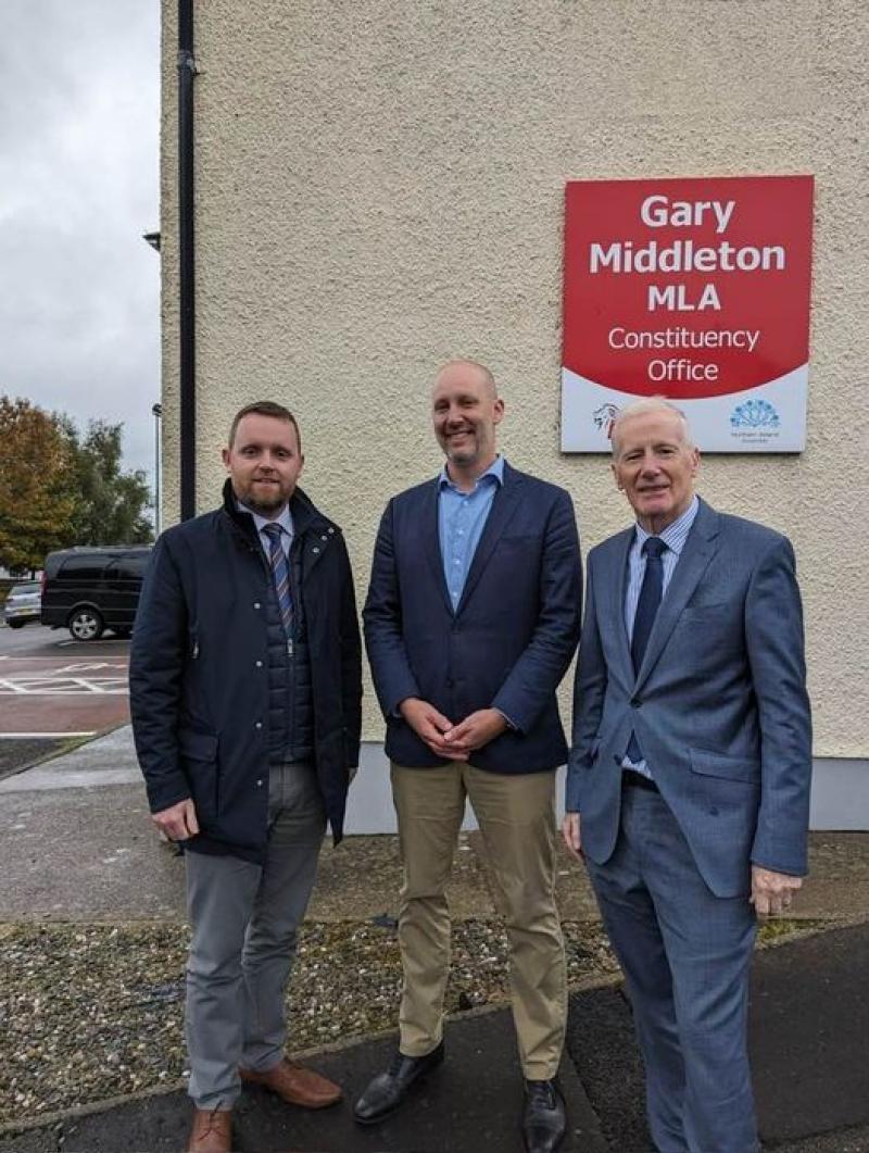 DUP duo meet US Consul during Derry visit