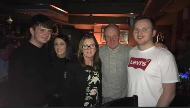 Sadie with Jimmy and sons Niall and Dónal and daughter Fionnuala.