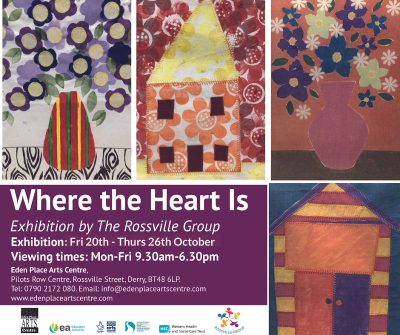 Western Trust Rossville Group Day Opportunities launch ‘Where The Heart Is’ art exhibition