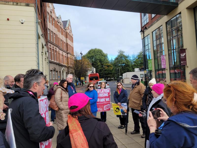 NWRC strike part of ongoing industrial action by University and College Union members.