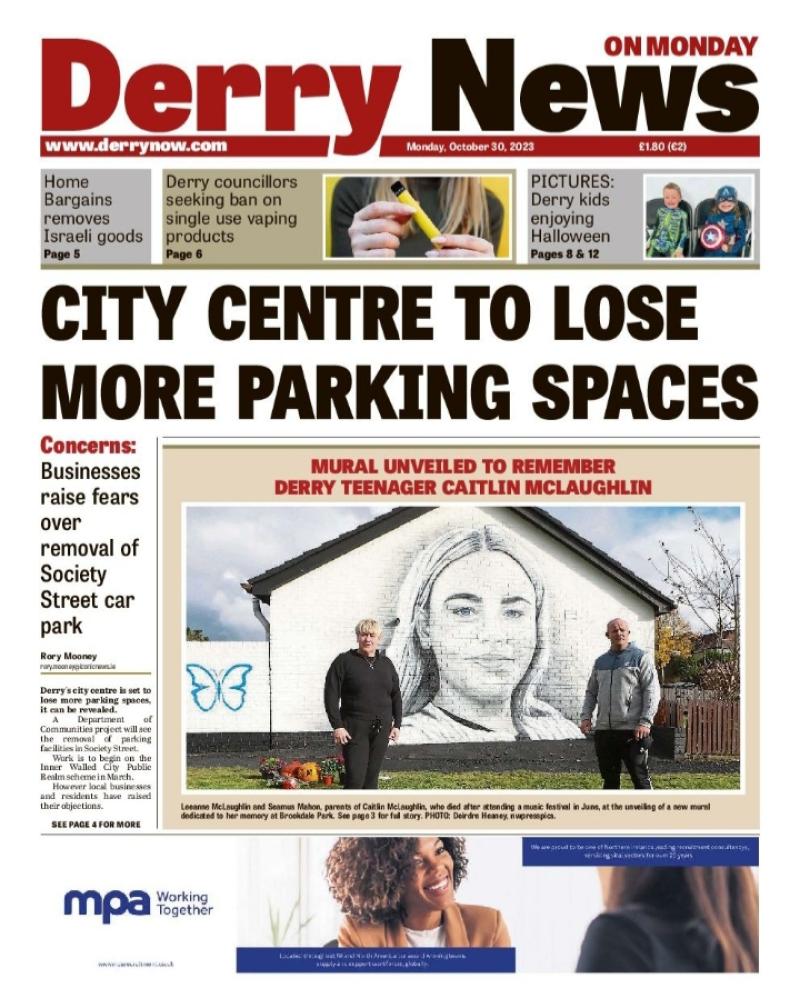 Derry News - Monday, October 30, 2023.