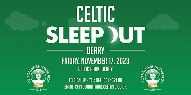 Derry set to host 'Celtic Sleep Out' event this Friday