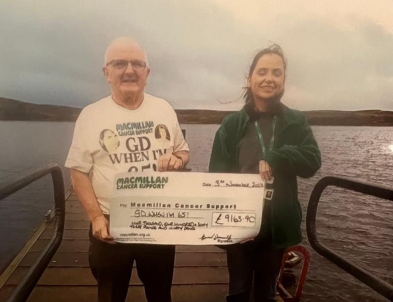 Draperstown man's 65k for 65th birthday raises more than £9,000