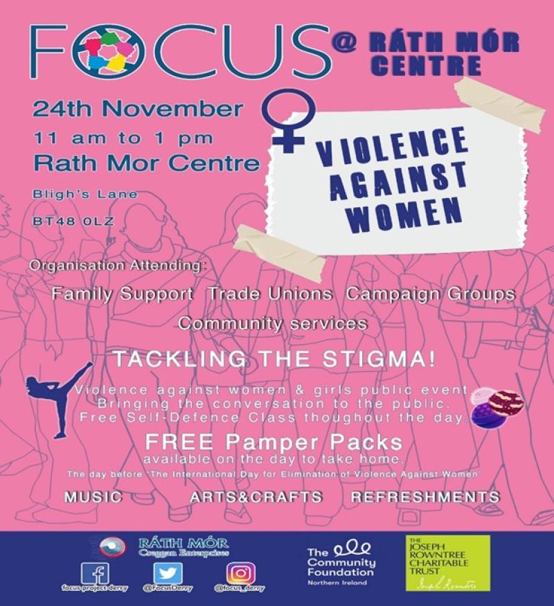 Derry’s Focus Project event on Violence Against Women and Girls