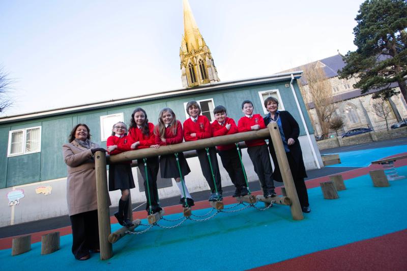 Dana officially opens St. Eugene’s PS state-of-the-art play area