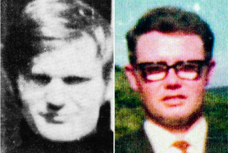 James Wray (left) and William McKinney who died on Bloody Sunday