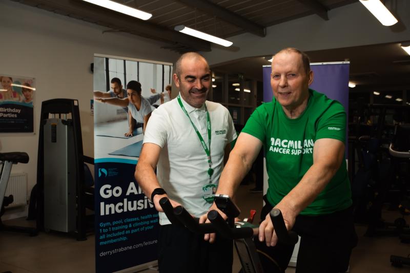 Norman defies life changing health setbacks to complete adapted triathlon
