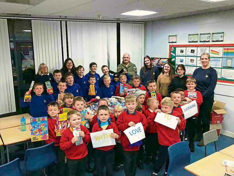 Derry urged not to forget about Ukraine as school sends shoebox gifts to orphans