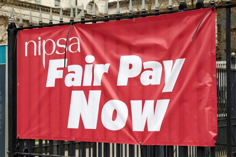 NIPSA join Derry picket and rally as part of General Strike action