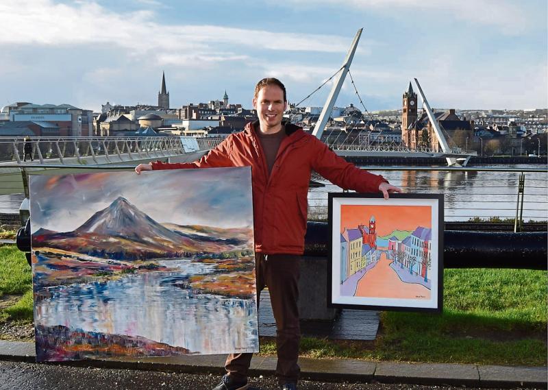 New art exhibition from artist Adrian Margey at Ebrington Hotel