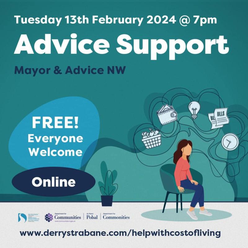 Derry webinar offers Universal Credit and debt advice