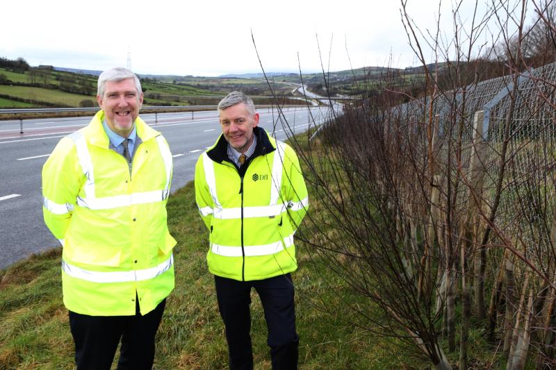 Infrastructure Minister John O'Dowd reaffirms commitment to promoting biodiversity during visit to A6