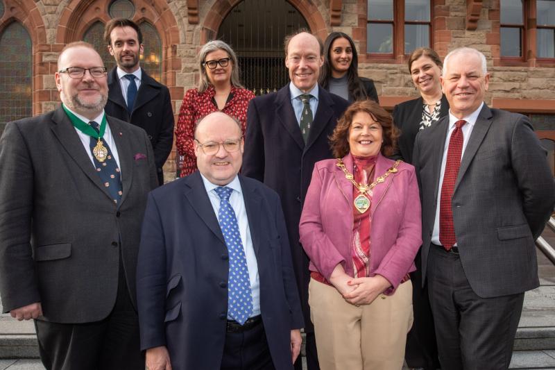 Delegation from the City of London Corporation visits Derry