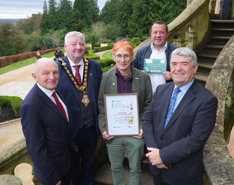 Celebrating Coleraine’s Win in the Large Town/Small City category Translink Ulster in Bloom 2023 
