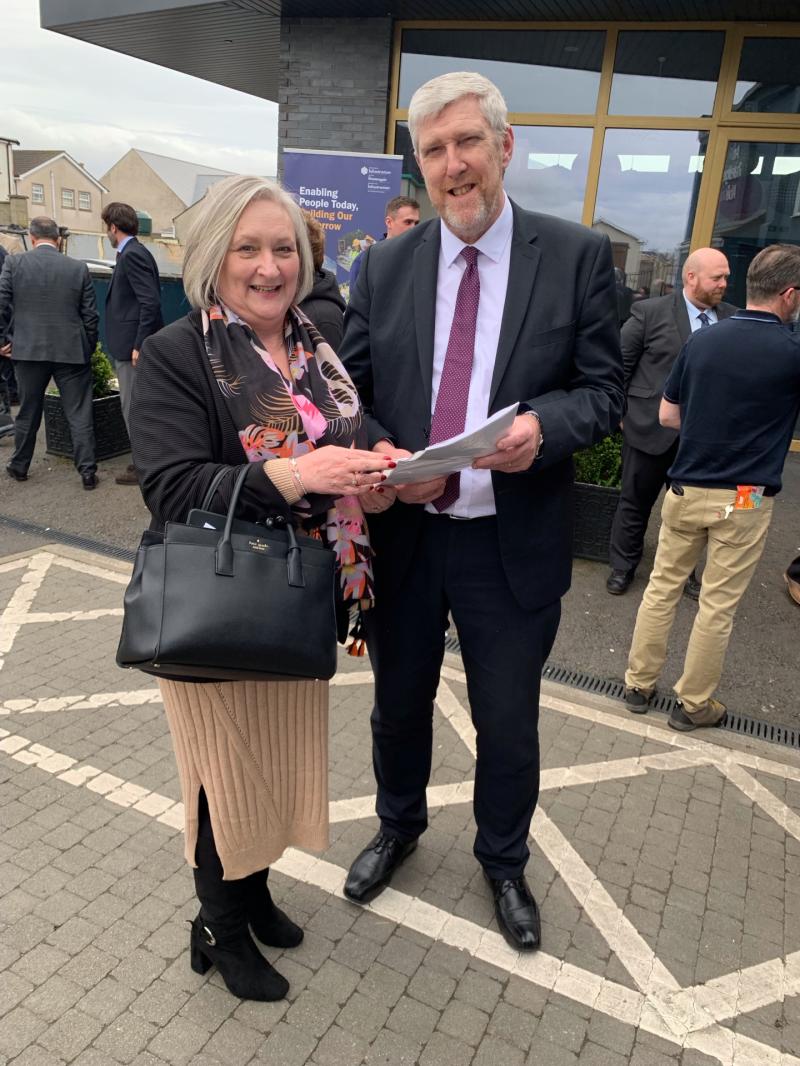 Minister presented with petition calling for traffic calming measures in County Derry village