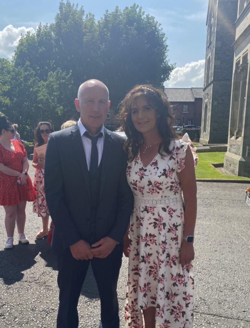 Briege O’Kane and her husband Kieran