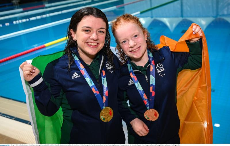 Feeny para-athlete wins first major medal in European swimming championships
