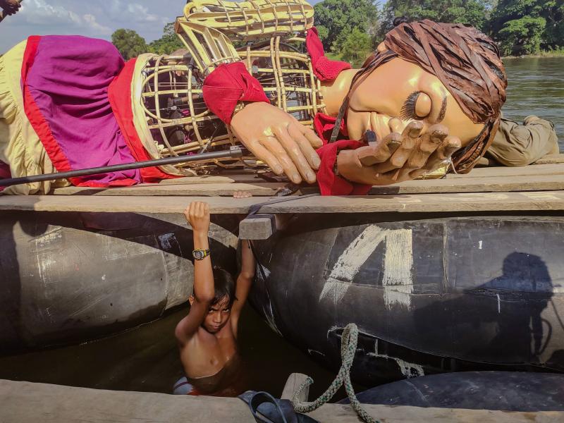 Little Amal is bringing her giant story to Derry