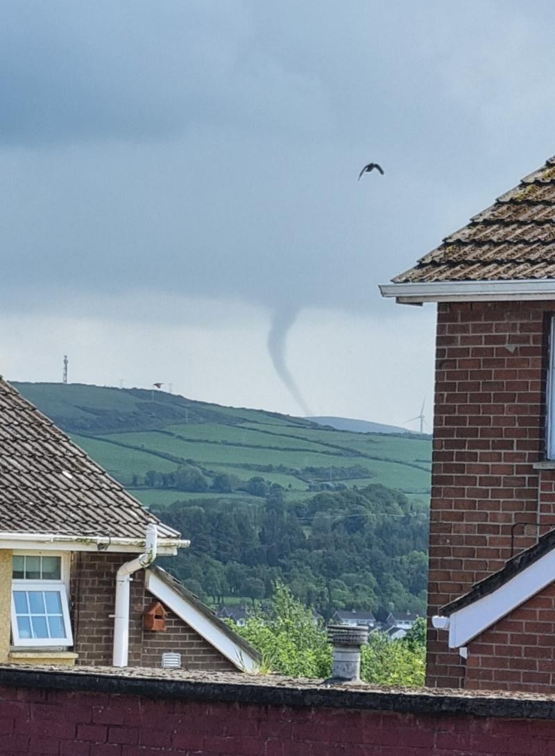 Funnel cloud sighted on outskirts of Derry